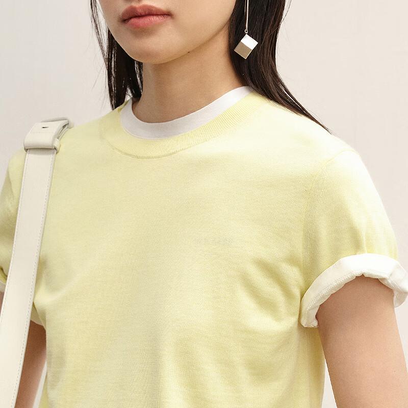 LESS 2025 Autumn Merino Wool Knit Sweater