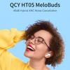 QCY HT05 ANC Беспроводные наушники 40 дБ с шумоподавлением Bluetooth 5.2 Наушники 6 микрофонов ENC HD Call TWS Наушники Режим прозрачности