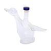 3D Sculpted Vodka Bottle Wild Goose Wine Bottle Holder 300ml Glass Whiskey Bottle Container Transparent for Bar Home