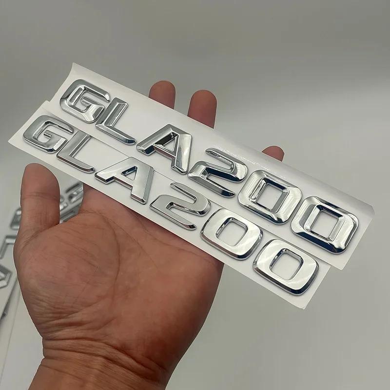 Car 3D Sticker Emblem Badge for Car Trunk Letters For Mercedes Benz AMG GLA200 GLA220 GLA260 W156 X156 H547 Auto Accessories QQ71