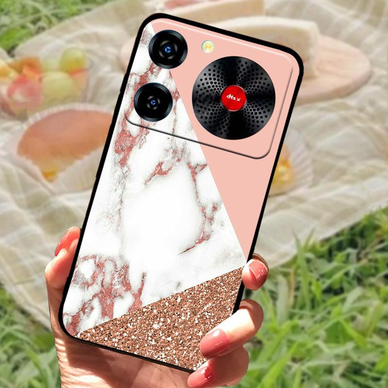 For ZTE Nubia Music Case Shockproof TPU Silicon Black Bumper Cover For ZTE Nubia Music Phone Cases Cute Back Cover Fundas Capa