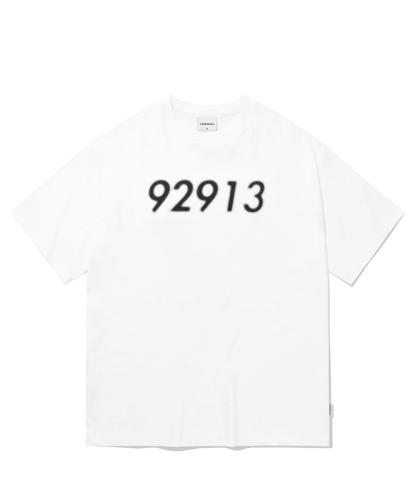 GAINSBORO Number Spray T-Shirt_White