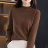 Women's Cashmere Sweater 50% Silk 50% Wool Autumn and Winter Cashmere Pullover Soft and Warm