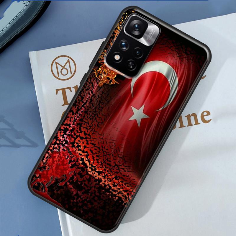 Чехол Флаг Турции для Xiaomi Redmi Note 14 13 Pro 12 11 9 10 9S 10S 11S 12S Redmi 13C 10C 12C 14C