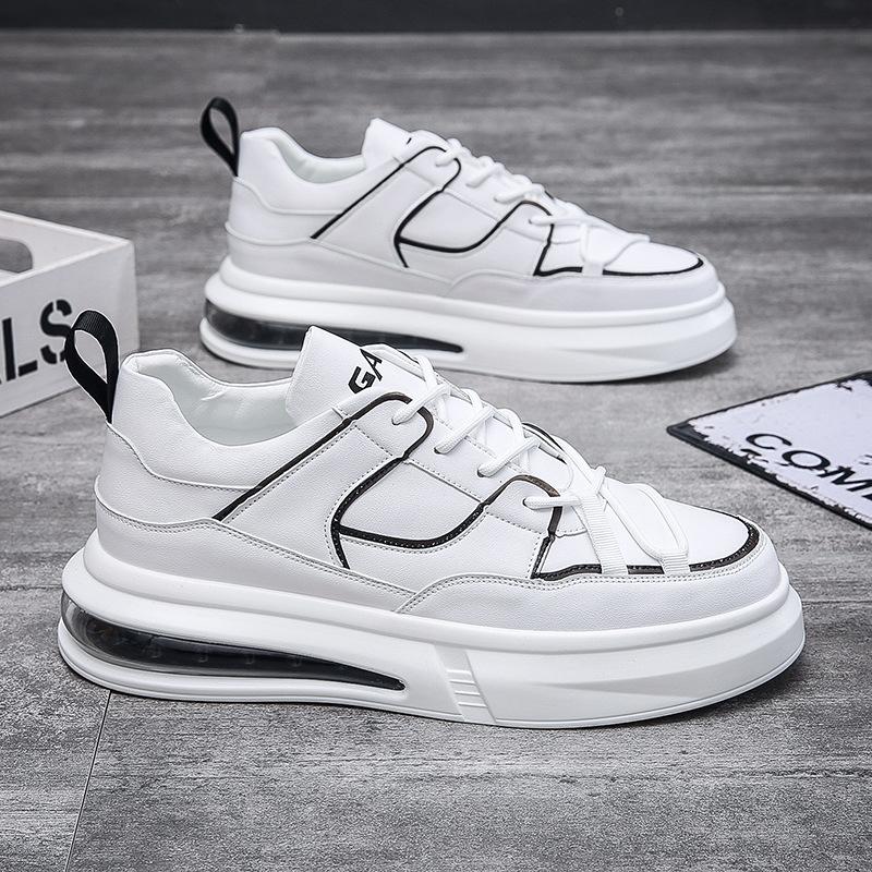 Мужская обувь, повседневная обувь на весну и осень, модная универсальная модная обувь, туфли на воздушной подушке с плоским каблуком, цветовое соответствие, завод в Вэньчжоу