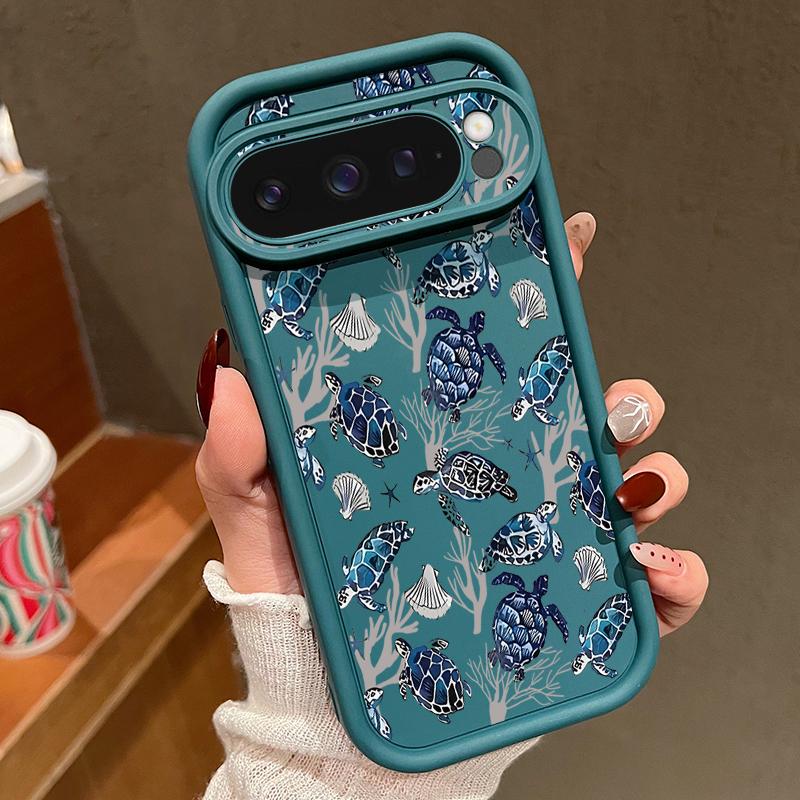 Чехол из ТПУ с принтом морской черепахи для Google Pixel 9 Pro XL 7A 8A 8 Pro, противоударный, из мягкого силикона, для Google Pixel 8 7 9 Pro