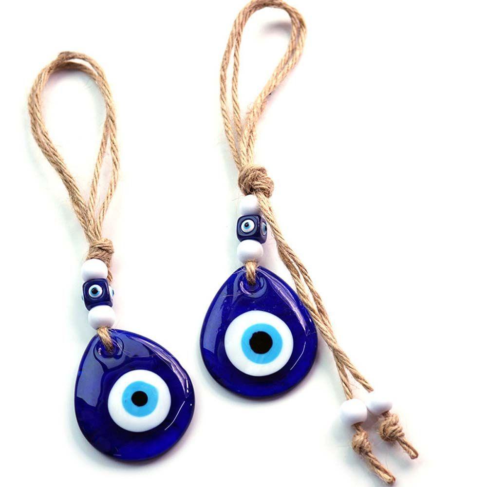 Blue Eye Turkey Evil Blue Eye Pendant Interior Accessories Car Key Pendants Twine Drop Pendant