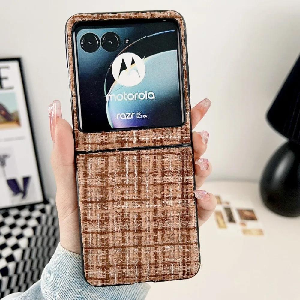 2026 Moto Razr 50 Ultra PU Leather Phone Case for Motorola Razr 50 40 Ultra Razr 50 40 Shockproof Protective Cover