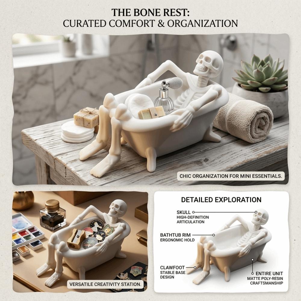 Solid Resin Material Trinket Organizer Well-Made Resin Desktop Organizer Tabletop Display