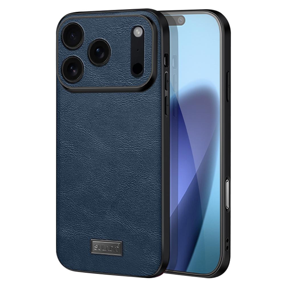 SULADA For iPhone 17 Pro Case PU Leather+TPU+PC Back Phone Cover