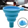 Universal Car Engine Foldable Silicone Funnel Liquid Funnel  Washer Fluid Change Portable Auto Engine Oil Petrol Change Funnel