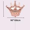 Pink Crown Balloon Sequin Ballons Set Foil Balloons Girls Birthday Party Baby Shower Bridal Party Decoration