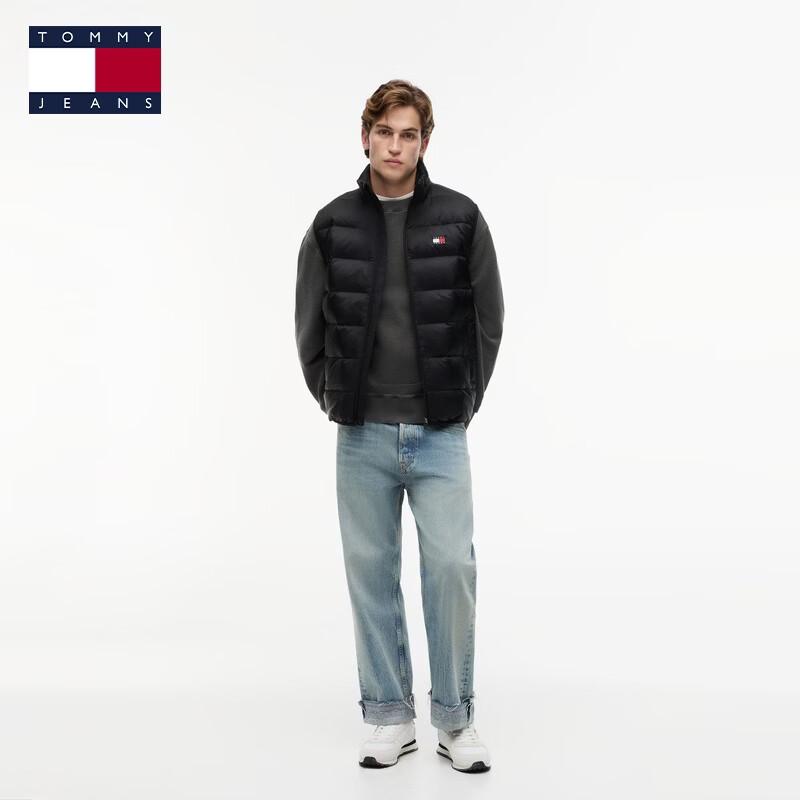 Tommy Hilfiger Мужской легкий пуховый жилет со стойкой