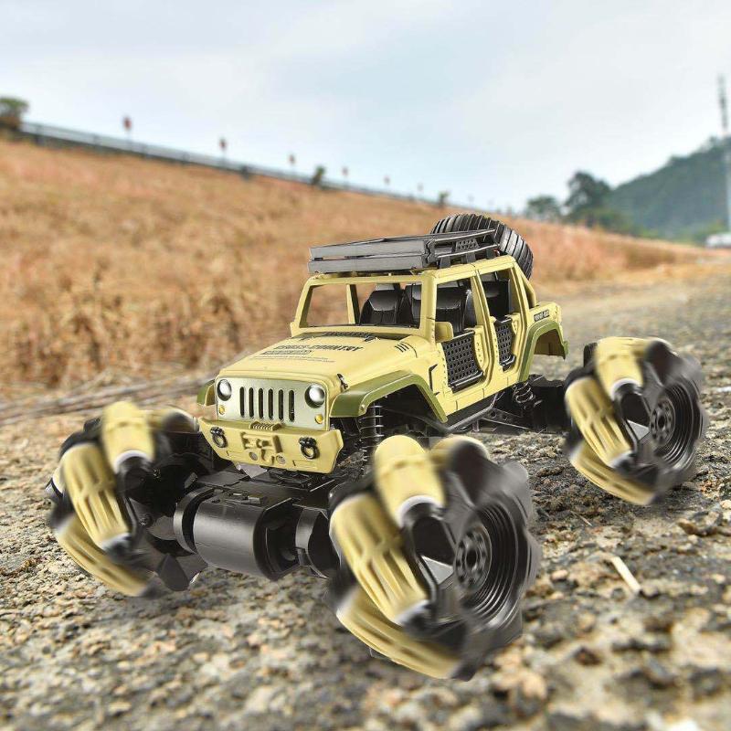 Remote Control Car, 1:16 Drift RC Cars 360° Rotating 4WD 2.4Ghz Gesture Sensor Watch Monster Truck for Kids Stunt Climbing Car Rechargeable Batteries