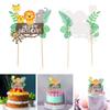 Birthday Baby Shower Cake Decoration Jungle Animals Cake Toppers Cake Picks Birthday Party Decor