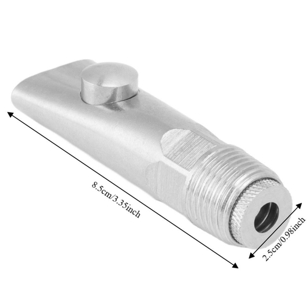 2 Pcs Silver Pig Water Nipple Thickened Stainless Steel Pig Drinker Pig Feeder Nipple For Sheep