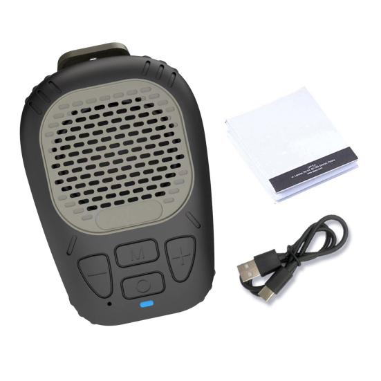 Носимая Bluetooth-совместимая колонка Clear Sound IP56 Водонепроницаемая универсальная магнитная клипса беспроводная портативная колонка