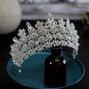 European Style Luxurious Atmosphere New Bride Wedding Crown Headdress Crown Tiara Hair Accessories Main Wedding Dress