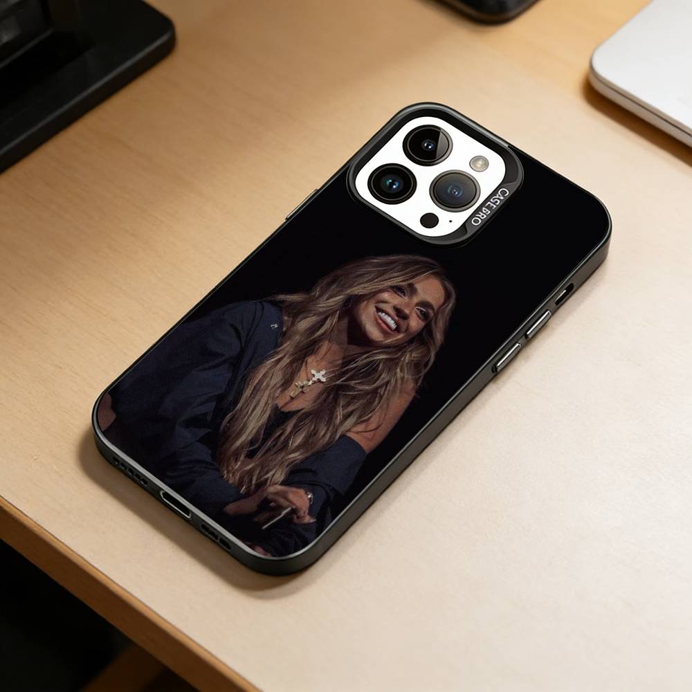 Singer-Z Tate McRae Phone Case For iPhone 17,16,15,14,13,12,11 Plus,Pro Max,XS,Colorful Silver Black Cover