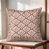 Retro Roman pattern Cushion Cover Natural Linen Organic Fabric DoubleSided Printing Couch Pillow Covers Home Decor