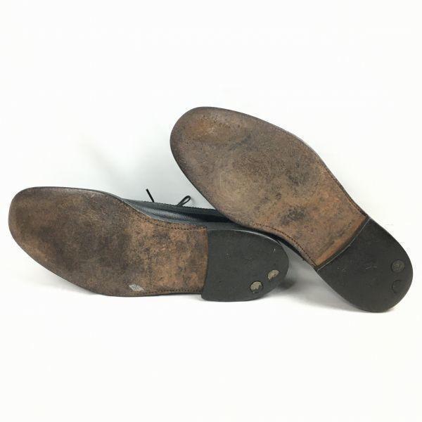 Винтажные 60-70-е годы HANOVER Лонгвинги Черные Размер 10B/AA 26.5-27.5см Мужские(ИСПОЛЬЗОВАЛ)