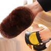 Plush Shoe Polish Cloth Imitation Wool Shoe Polish Gloves Shoe Polish Cloth Portable Polishing Shoe Polish