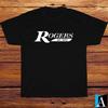 Новая футболка Rogers Drums Логотип EST 1849 Черный/ Белый/ Серый/ Темно-синий Футболка S-5XL