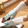 Kitchen Brush Pot Wash Dishes Housework Gloves Wash Clothes Waterproof Two-color Gloves Brush Dishes Gradual Change Color Gloves Wash Dishes Gloves