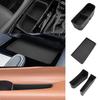 SHAOHAO 3-Piece Rubber Mat Set for Toyota Alphard 40 / Vellfire 3 — Wireless Tray, Door Tray, Cup Holder