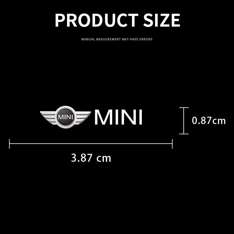 Car Interior Steering Wheel Dashboard Central Stickers Badge For MINI Cooper R56 F56 R50 JCW Cabrio Countryman Clubman WORKS ulqch44