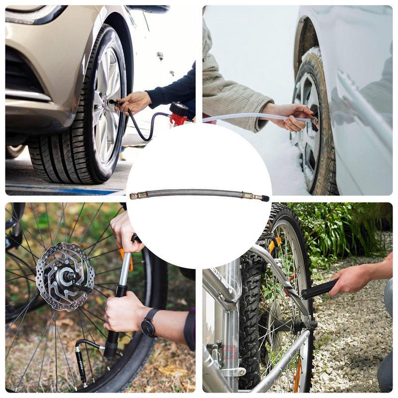 1 шт. Удлинитель вентиля грузовика Гибкий удлинитель вентиля шины автобуса Резиновый удлинитель штока вентиля шины Адаптер ниппеля шины Принадлежности для шин