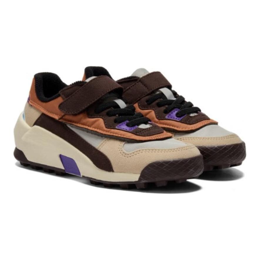 ONITSUKA TIGER Admix Runner Удобные Универсальные Низкие Повседневные Кроссовки Детские кроссовки Серо-коричневые 1184A087-020