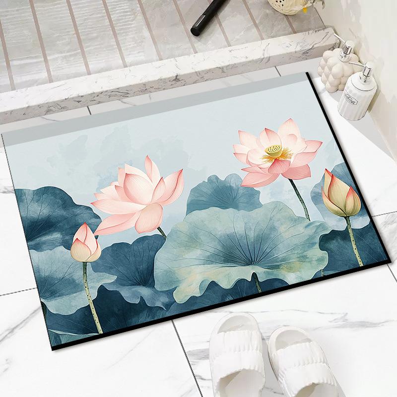 Новый коврик для пола в китайском стиле, коврик для входной двери, коврик для дома в китайском стиле, нескользящий износостойкий коврик для входа, ковер для входа