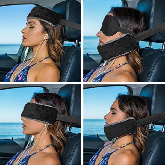 1/2 шт. Регулируемый ремень для поддержки головы, дорожная подушка, альтернативный блокирующий свет, чехол для сна, повязка для поддержки шеи, для самолетов, автомобилей, поездов, путешествий