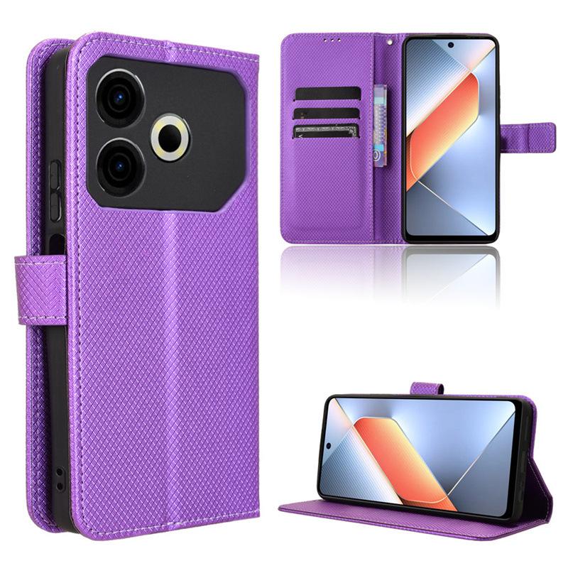 Флип-чехол для Tecno Pova 6 Neo 4G кожаный чехол [Flip Vintage Leather] кошелек ударопрочный прочный ретро-чехол для телефона
