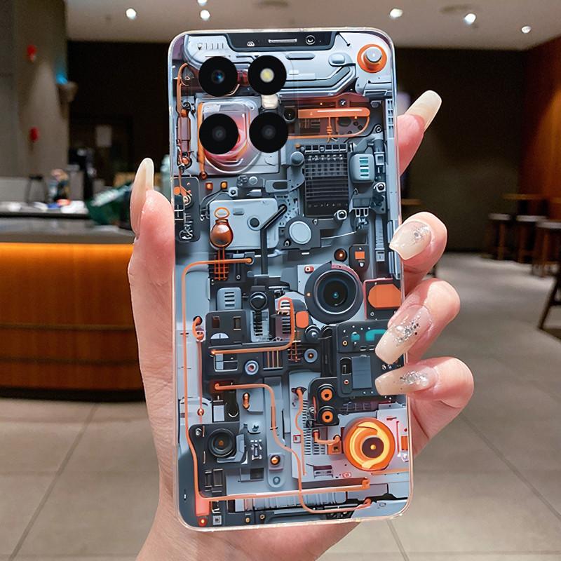 Чехол для Honor X6a Honor X6b X6C Милый Мультяшный Крутой Чехол для Мальчиков Девочек Прозрачный Мягкий Силиконовый Чехол Honor X6C X 6 a X6 B HonorX6a Корпус