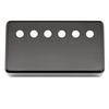 Musiclily Pro Pitch Крышка звукоснимателя хамбакера из сплава никеля и серебра для гитары American Electric Black 9,8 мм,