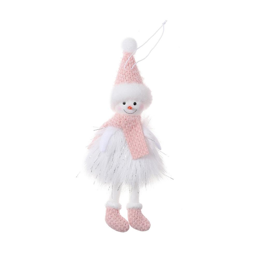 Elegant Hanging Snowman Dolls Knit Hat Christmas Tree Decoration  Home Decor