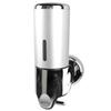 Wall Mounted Soap Dispenser Silver ABS Conditioner Body Wash Dispenser 500ml Soap Liquid Holder for