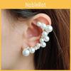 Стильные серьги с искусственным жемчугом и сверкающими стразами для женщин