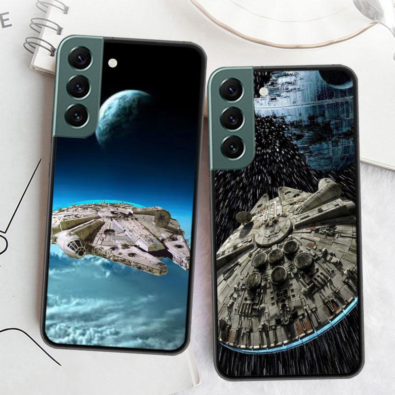 Чехол для телефона "Тысячелетний сокол в космосе" для Samsung Galaxy S22 S25 Ultra S21 S10 Plus S25Edge S20 S23 S24 FE S10E Силиконовый S