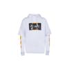 OFF WHITE Улица Караваджо. Худи с капюшоном Jerome Writing Layered Hoodie OMBB087F21FLE0060184