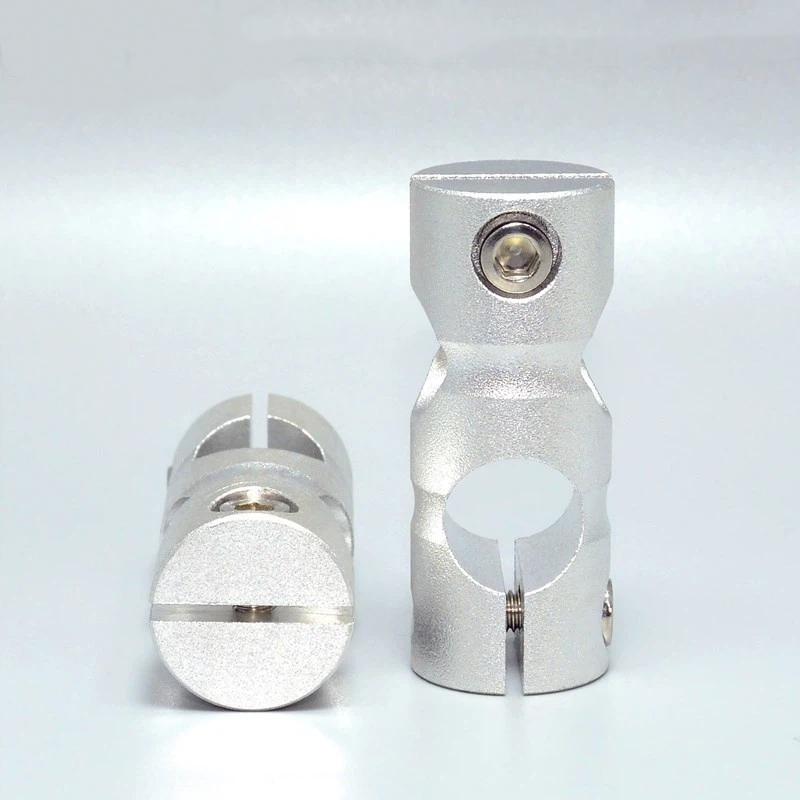 Aluminum Alloy Cylinder Fixing Clamp Cross Axis Bracket Strut Clamps Optical Axis Cross Block Steel Pipe Fixing Bracket Connecti