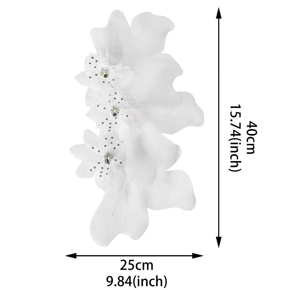 DIY Dress Cloth Pin Multi-layer Applique Decorative New Organza Flower Patch Corsage Accessory