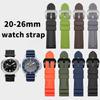 20mm 22mm 24mm 26mm Soft Silicone Watch Strap for Panerai Universal Strap Men's Colorful Rubber Smart Watch Strap for Samsung Huawei Watches