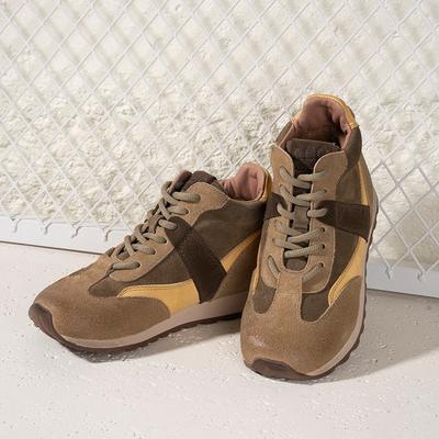 Кожаная обувь для женской осени и зимы, новая цветовая гамма, ретро-бархат, теплая повседневная обувь для женщин