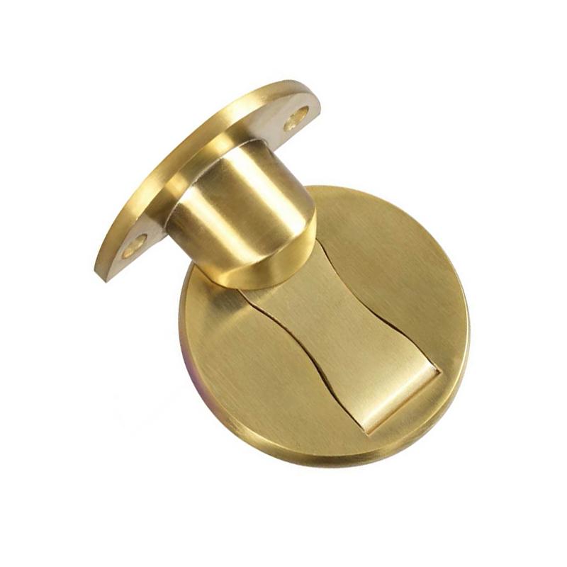 NAIERDI Магнитные дверные упоры Дверной стопор из нержавеющей стали 304 Скрытые дверные держатели