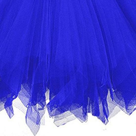 Женская тюлевая юбка с высокой талией, однотонная танцевальная одежда, нижняя юбка, многослойная вечерняя балетная юбка, уличная одежда
