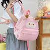 Charming Cartoon Sheep Design Backpack Spacious Trendy Gender Neutral Waterproof Laptop Bag