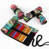 12/24/72 Hole Cloth Pencil Case Stationery Cosmetic Pencil Storage Bag Pencil Roll School Supplies Without Pencil